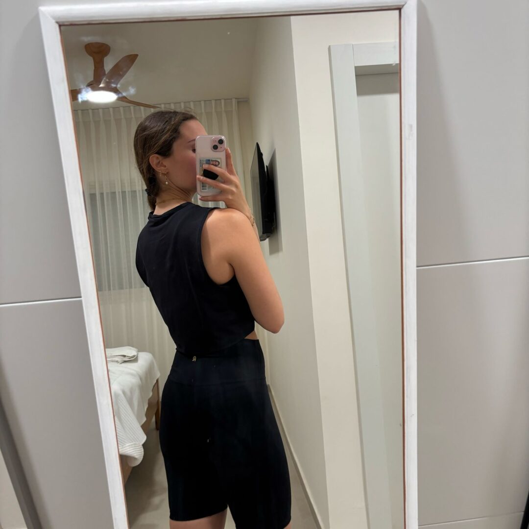 גופיית בטן גיםשארק שחורה